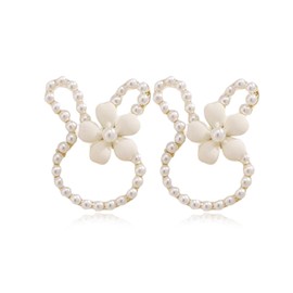 Easter Bunny Rabbit Earrings for Women - Spring Holiday Jewelry Gifts, Lightweight Costume Party Accessories with Cute Animal Design