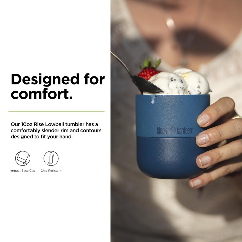 Klean Kanteen Rise 10oz Lowball - Vaso de acero inoxidable