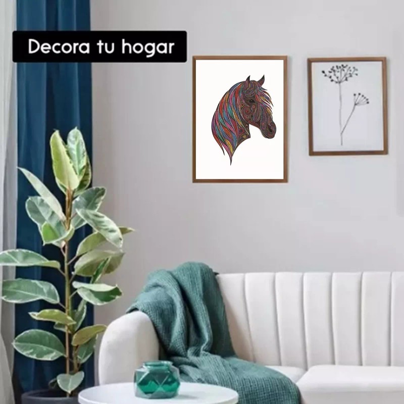 UA4 Rompecabezas De Animales De Madera Irregulares A5