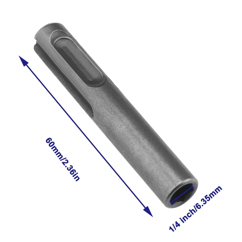 YINETTECH 2pcs SDS to 1/4 Inch Hex Shank Drill Bit