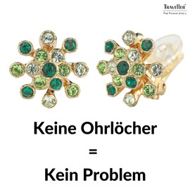 Traveller Clip On Earrings - Crystals, Crystal