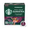 Starbucks K-Cup Coffee Pods, Dark Roast Hot or Iced Coffee,