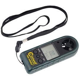 Caldwell Wind Wizard II Wind Meter with Multiple Wind Readings, LCD Backlight and Lanyard for Long Range, Shooting and Hunting
