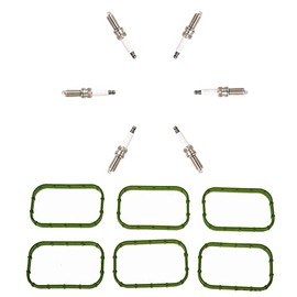 Yoshi Motors Pack of 6 Spark Plug With Gasket Replacement For Chrysler Dodge Jeep Ram Avenger Challenger Charger Durango Journey Cherokee Wrangler 3.6 V6 97390 9407 LKR7BGPS RER8ZWYCB4