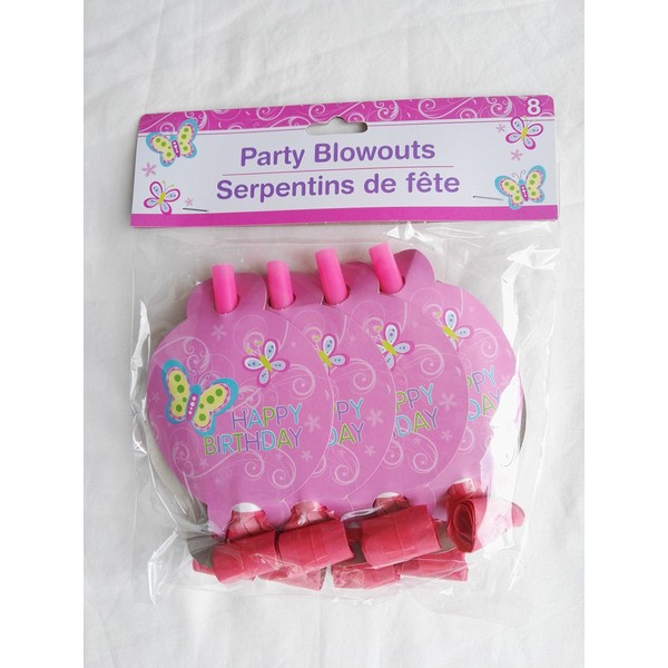 Party Blowouts Butterfly Design , 8-ct. Packs
