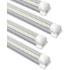 SUSLUM 4-Pack T8 LED Shop Light 4FT, 42W 6300 Lumen
