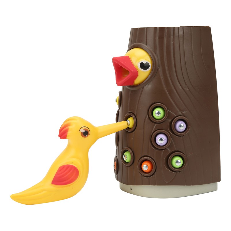 Magnetic Woodpecker Game Improve Coordination Keep Focusing Educational Woodpecker Toy