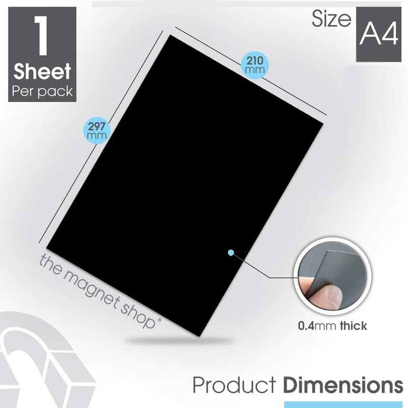 TMS Blackboard Fridge Magnet | A4 Magnetic Chalk Board Dry