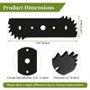 CLSR2U Replacement 7-1/2" Electric Edger Blades WA0034 Compatible with Worx