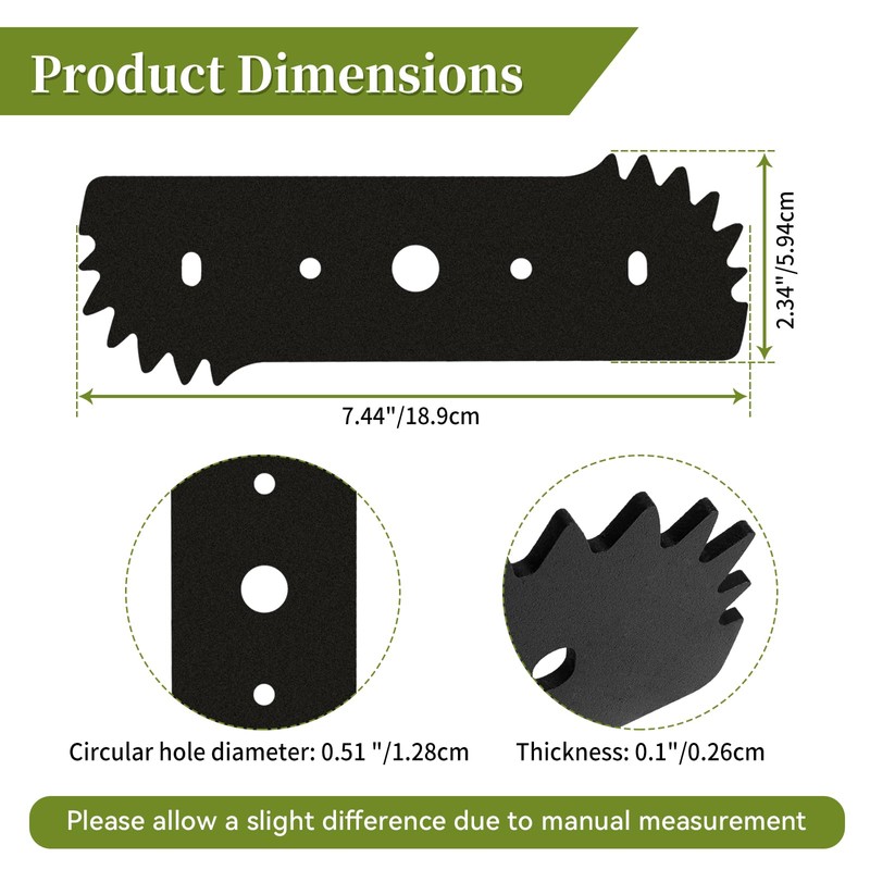 CLSR2U Replacement 7-1/2" Electric Edger Blades WA0034 Compatible with Worx