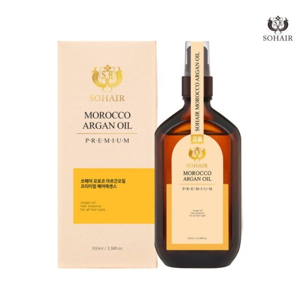 Sohair Moroccan Argan Oil Premium Hair Essence 100ml bottle /