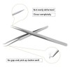 Lunamoon Eyelash Extension Tweezers 2pcs - Straight Tweezers Curved Tweezers