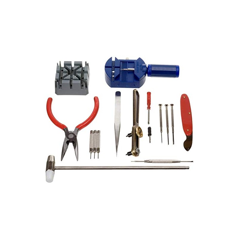 AKORD 16 pcs Deluxe watch opener tool kit repair pin