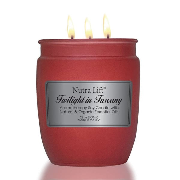 Nutra-Lift Twilight in Tuscany Organic Soy Aromatherapy Candle 22 oz