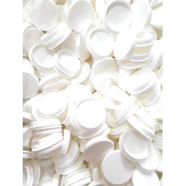 6MM x 35MM Plastic Hinge Hole Blanking Plugs Cover Caps White Cap Beige Plug Grey Cover for Kitchen Bedroom Cabinet Bung Furniture Door (Pack of 10) (White)