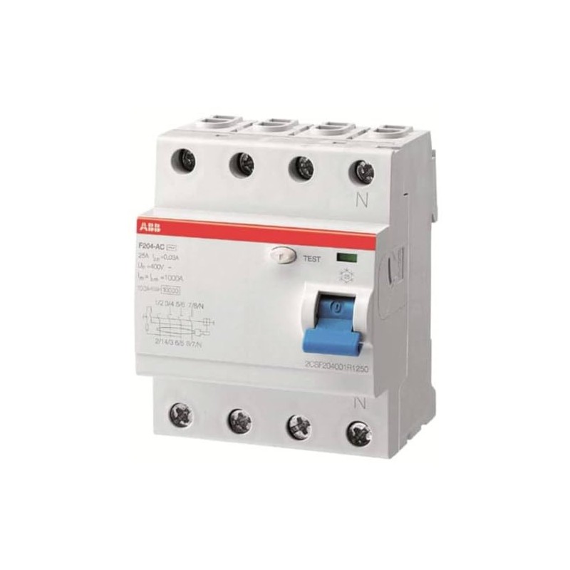 Abb -entrelec f204a-40/0.1 - Differential f204a 40a 100mA