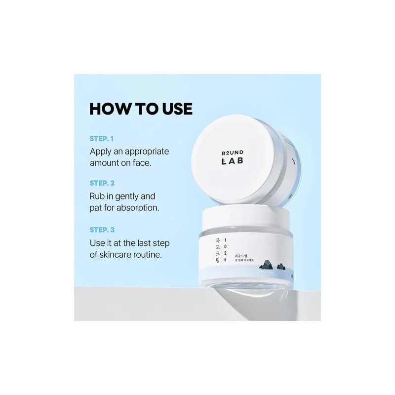 Round Lab Dokdo Crema Facial Light 80ml Vegana Hipoalergnica