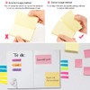 Sticky Notes Set, Notes Bookmarks, 2000 Pcs Rectangular Notes and