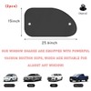 Augeny 2PCS Car Window Shade, 25"×15" Auto Side Window Shade