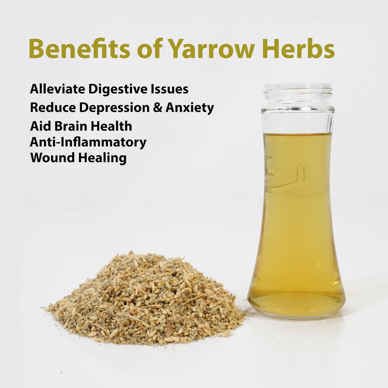 Cure wid Pure Organic Dried Yarrow Herb - 4 oz