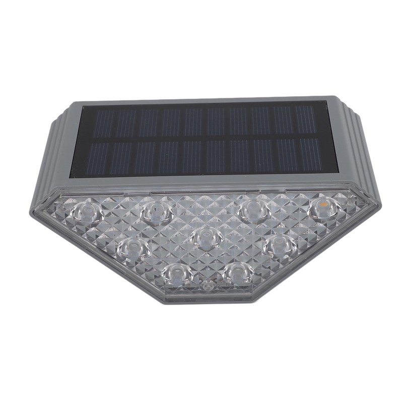 Solar Step Lamp Warm Light Button Light Sensor Control IP67