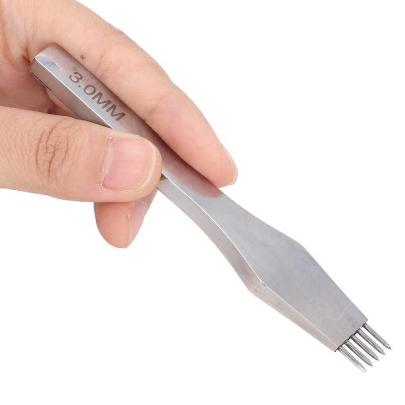 Leather Pricking Iron High Speed Steel Mirror Polished Round Cutting