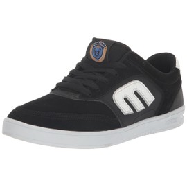 Etnies Men's The Aurelien Low Top Skate Shoe, Black/White, 14