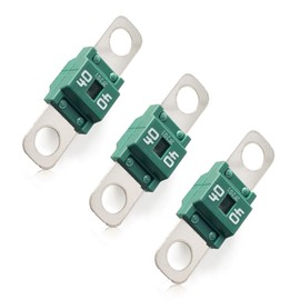 3PCS AMI/Midi Fuse, High Current 40A, for Cars, Buses, Trucks, Caravans, Construction Vehicles, Passenger Car, Electrocar Golf Cart, Motorhome