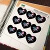 Wonder Woman 80th CMYK Heart Shaped Planner Calendar Scrapbook Craft