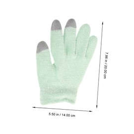 Mikinona Touch Screen Gloves Set Hand Foot Masks Overnight Spa Gloves Gel for Women