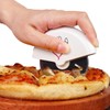 Sunch Craft 10 Pcs Mini Stainless Steel Pizza Cutter for