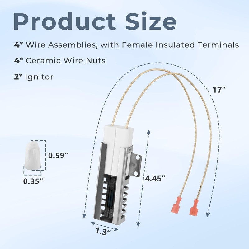 PB040001 Gas Range Oven Igniter Compatible with Viking Range/Oven,Stove Igniter