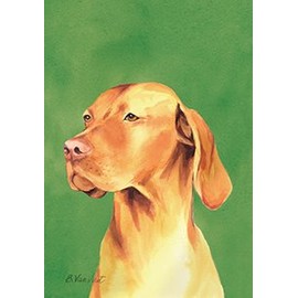 Best of Breed Vizsla - Barbara Van Vliet Garden Flag