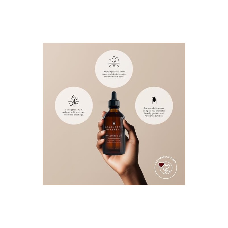 Aceite corporal y facial de Vitamina e