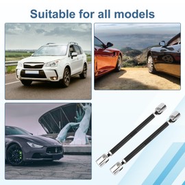 PLPFE Universal Splitter Strut Rods 11'' - 12.7'' Length Front Bumper Lip Support Strut Rod Tie Bars Fit Most Vehicles (11'' - 12.7'' Length)