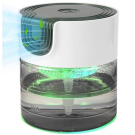 Oxyvana Water Air Purifiers for Home, Quiet Variable Speed Water Based Air Purifier with 7 Color Night Light, Air Washer Humidifier for Home, Bedroom, Office, Pet Odors