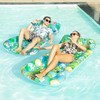 FindUWill Inflatable Pool Floats Raft, 4 Pack Pool Float with