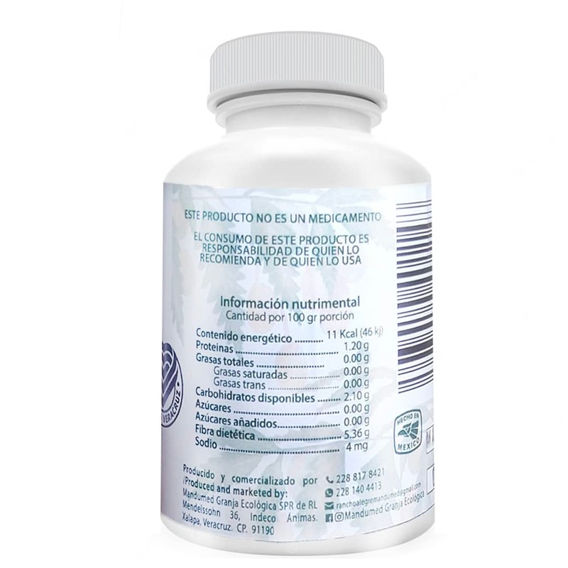 Cápsulas de Hoja de Neem (90 caps.) 400 mg c/u