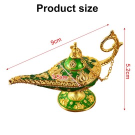 Miracle Lamp Aladdin Lamp Decoration Small Hollow for Essential Oils Tabletop Decor Home Table Decoration Gift Collectible