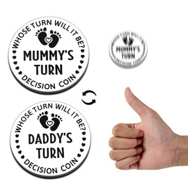 Push Presents for New Mom, Postpartum Gifts for Mom, New Parent Decision Coin, New Parents Gifts for Couples, Baby Gifts Unusual, Mothers Day Fathers Day New Baby Gifts, First Time Mom Dad Gifts