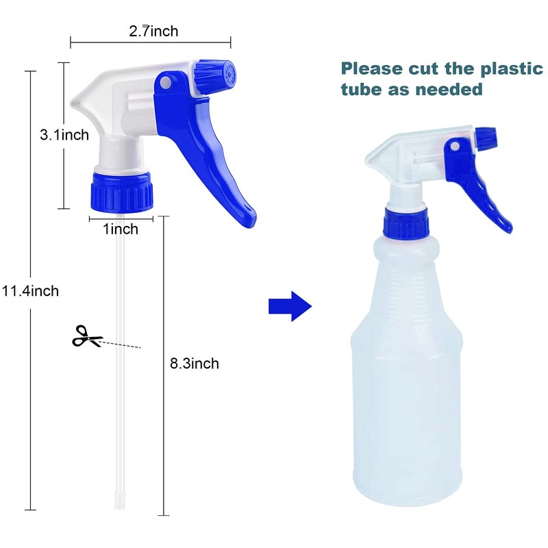 Spray Bottle Nozzles Plastic Heavy Duty Trigger Spray Nozzle Replacement