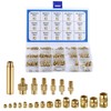 LEONTOOL 307pcs Threaded Inserts Assortment Kit, M2 M2.5 M3 M4