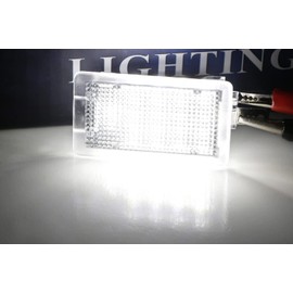 iJDMTOY Xenon White LED Glove Box Compartment Light Compatible With Hyundai Sonata Tucson Accent Elantra, Kia Optima Rio Soul Forte, etc, OEM Replacement (Powered by 18 Pieces of SMD LED Lights)