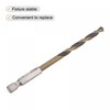 sourcing map 5 Pcs High Speed Steel Hex Shank Twist