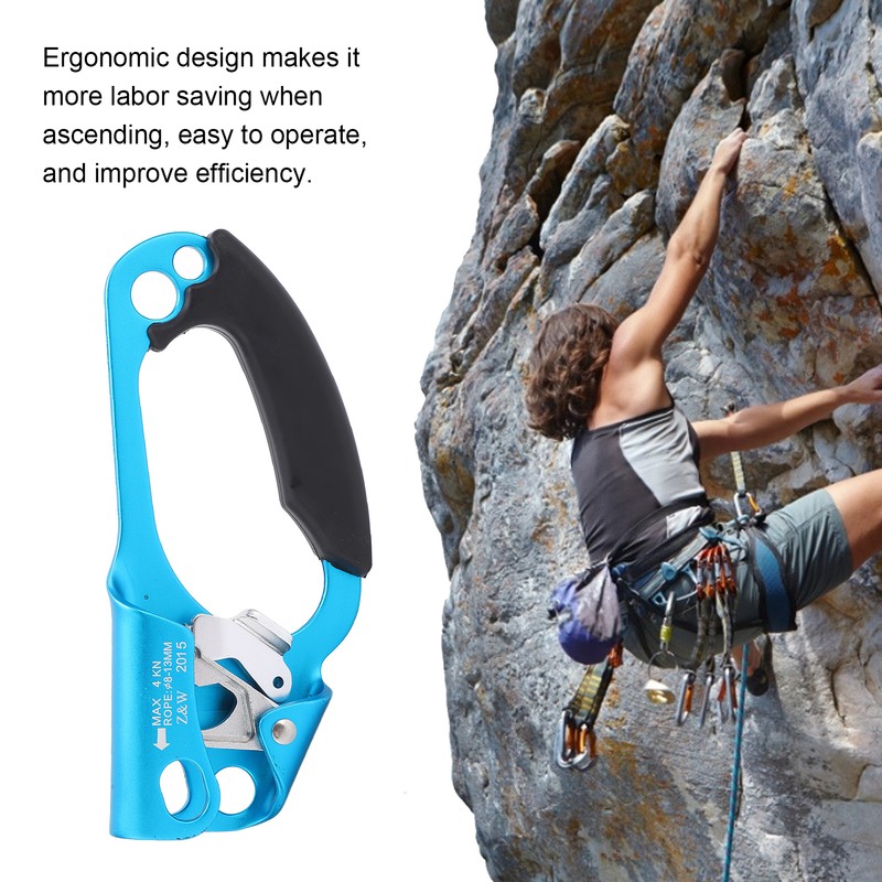 Outdoor Sports Rock Climbing 4KN Right Hand Ascender Device Mountaineer