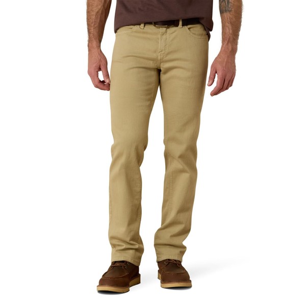 ARIAT Men's M7 Rocker Stretch Grizzly Straight Jean, Dark Khaki,