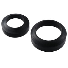 Upluckey Toilet Bolts Stainless Steel Universal with Extra Long Nut Screw Tank to Bowl Gasket Kit Waterproof Rubber Washers Fastening