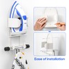 ORLESS Metal Large Ironing Board Holder Wall Mount, Ironing Board