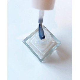 ADRIANNE K NAIL STRENGTHENING, PRIMER & RIDGE FILLER BASE COAT, SUPER BASE! MILKY MATTE TINT. NONTOXIC. VEGAN .51 FL OZ.