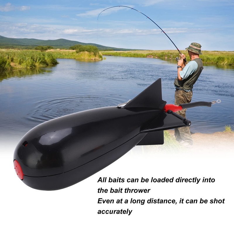 Bait Thrower, Long-Range Accurate Bait Launcher, Heavy Duty Carping Tool